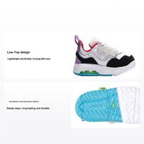 Air Jordan MA2 TD Greatest Gift Baby Sneakers White Black Purple-Nebula CW6596-100 21 black