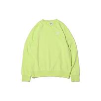 Nike Sportswear Club Prancūziško terio su siuvinėtu logotipu apvalia iškirpte vyriškas džemperis Citrinų geltonumo BV2667-736 S