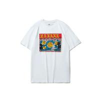 Li-Ning X Disney Mickey X Keith Haring Graphic Print Sports Round Neck T-Shirt Men Tops White AHSR499-1 L
