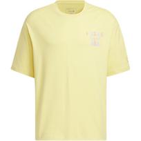 Adidas Neo Vibe Collective Tee Alphabet Print Loose Sport Short Sleeve T-Shirt Unisex Tops Sand-Brown IA6745 M beige