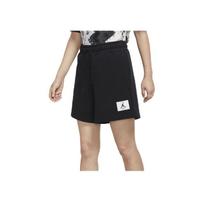 Jordan Essentials Logo Drawstring Sport Shorts Women Bottoms Black DM3243-010 L black
