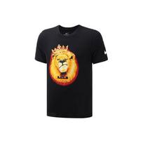 Nike LeBron James Lion King Print Short Sleeve T-Shirt Men Tops Black BV8316-010 M