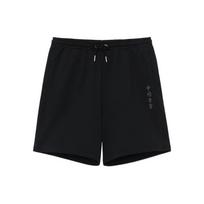Li-Ning Vital Essential Solid Color Letter Print Drawstring Loose Casual Shorts Men Bottoms Black AKSS071-1 XS