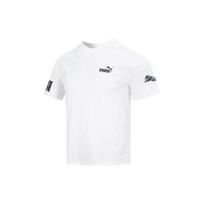 PUMA American Retro Logo Print Crew Neck Short Sleeve T-Shirt Men Tops White 676675-02 2XL white