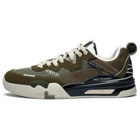 Li Ning Erik Ellington X  Ling Teng Fabric Non-Slip Shock Absorbing Wear-Resistant Lightweight Low-Top Skate Shoes Men Sneakers Brown AEPR009-29 38⅓ gray