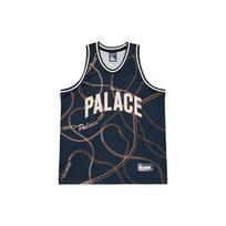 Palace Chain Basketball Vest Navy Unisex Outerwear Blue P25ES001 M