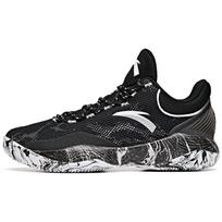 Anta Graffiti Performance Shock Absorbing Durable Low Top Basketball Shoes Men sneaker Black 112031605-2 42 black