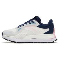 Anta Comfortable Versatile Shock Absorbing Wear Resistant Low Top Casual Shoes Women sneaker White Blue 122318881A-2 36.5 white