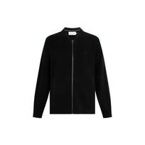 Calvin Klein Zipper Baseball Collar Overlapping Letter Cardigan Sweater Men sweater Black J319778-BEH L black