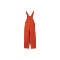 Levis SS23 Skate Series Solid Color Washed Distressed Overalls Men Overalls Orange A2092-0002 XXS