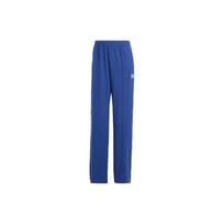Adidas Originals Premium Crepe Track Suit Pants Three Stripe Color Block Straight Leg Knit Sports Pants Women Bottoms Dark-Blue IR6125 S