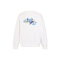 Levis SS23 Brand Logo Rabbit Embroidery Crewneck Sweatshirt Men sweatshirt White A5414-0002 L