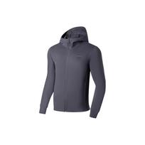 Li-Ning Plain Zip-Up Hoodie Men Hoodies Earth-Gray AWDT113-10 L