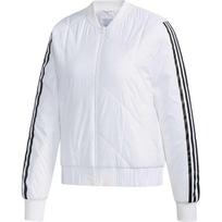 Adidas Neo Casual Comfortable Long Sleeve Jacket Cotton Women Jacket White EI4405 XL