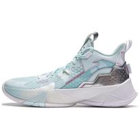 Li Ning Air Raid Comfortable Trendy Non-Slip Breathable Low-Top Basketball Shoes Men Sneakers Blue Green ABPU055-3 41