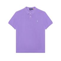 Polo Ralph Lauren SS22 Classic Solid Short Sleeve Polo Shirt Men tops Purple 710782592-028 S