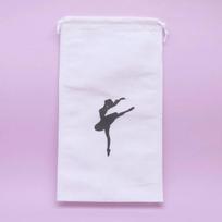 Dance Bag Shoes Storage Pouch Ballet Organizer Handbag Bags Pouches Satin Ballet Shoe Bag Dance Shoes Drawing Rope Pouch one size rožinė