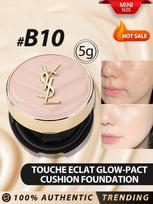 YVES SAINT LAURENT / YSL [Mini] TOUCHE ECLAT Švytėjimo pudra-pagrindas CUSHION #B10 5g beige