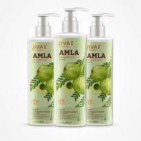 Jiva Amla Shampoo 200 Ml Ayurvedic Herbal Cleanser For Strong Looking Hair Daily Care For Men And Women Pack Of 3