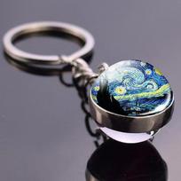 Noctilucent Sun , Nine Planets , Moon ,  Keychain One Size