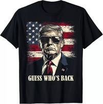 2025/GUESS WHO IS BACK - 47 TRUMP VICTORY T-Shirt S-3XL Unisex T-Shirt XXL