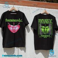 2 pusės Fontaines D.C. Mėgstama Širdies Romantika 2025 M. Turas Unisex Marškinėliai H69 Unisex Marškinėliai XXXXL