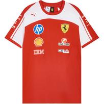 Puma Ferrari Racing Fan Edition Crew Neck Short Sleeve T-Shirt Women tops 713836-01 S white
