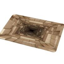 3D Optical Illusion Area Rug Soft Absorbent Non-Slip Doormat Front Door Entrance Mat for Bedroom Living Room Patio Porch Entryway S B