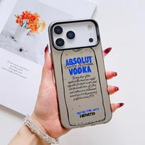 COOL A-AbsolutS V-VodkaS Phone Case For iPhone 17 16 15 14 13 12 11 Pro Max Air Matte Laser Aurora Shockproof Funda iPhone 11 Pro Max