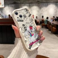 Mielas animacinis D-Diddls telefono dėklas, skirtas Xiaomi Redmi 15 15C 14C 13C 12C 10C K50 K40 Note 14 13 12 11 10 9 Pro Plus 4G 5G, minkštas dangtelis Redmi Note 13 Pro 5G