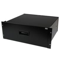 StarTech.com 4U Rack Mount Drawer - 55 lb (25 kg) - 4U Steel Storage Rack Drawer for 19" AV / Server / Network Equipment Racks or Cabinets