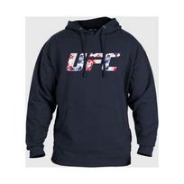 Vyriškas džemperis su gobtuvu UFC Unrivaled by Venum Max Holloway tamsiai mėlynas
