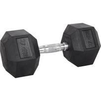 Šešiakampis hantelis inSPORTline Hexsteel 27,5 kg