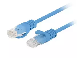 Patchcord LANBERG PCU5-20CC-030 RJ45 Cat.5e 3 m mėlyna U/UTP