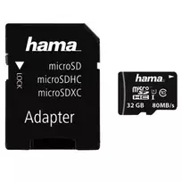 „Hama“ 32GB UHS-I 10 klasės microSDHC atminties kortelė