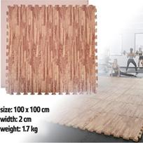 Tatami dėlionės kilimėlis inSPORTline Zemalpro 100 x 100 x 2 cm - Medžio raštas