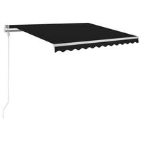 vidaXL Automatinė ištraukiama markizė, antracito spalvos, 300x250cm