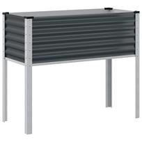 vidaXL Sodo vazonas, antracito spalvos, 100x45x90cm, plienas