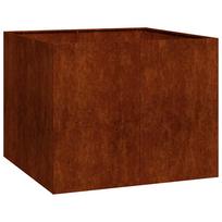 vidaXL Lovelis, rūdžių, 100x100x80cm, oro sąlygoms atsparus plienas