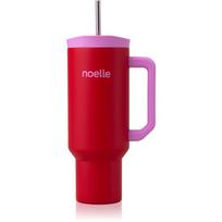 Noelle Tumbler nerūdijančiojo plieno puodelis su šiaudeliu Red 1 vnt.