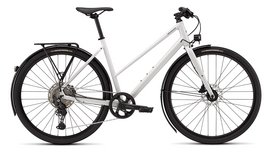 Kroso dviratis Specialized Sirrus X 3.0 Step-Through EQ Gloss Dove Grey/Metallic Pine Frost Reflective (2026 m.)