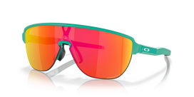 Sportiniai saulės akiniai Oakley Corridor Matte Celeste su Prizm Ruby raudonais/oranžiniais lęšiais