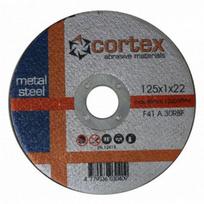 Metalo pjovimo diskas CORTEX (įv. storiai) : Skersmuo - 230 mm, Storis - 2,0 mm