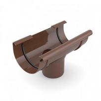 PVC Santaka / Nuolaja Bryza 125/90 mm (įv. spalvos) : Spalva - Ruda RAL8017