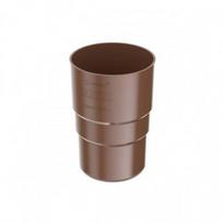 PVC Lietvamzdžio Jungtis Bryza 90 mm (įv. spalvos) : Skersmuo - 90 mm, Spalva - Ruda RAL8017