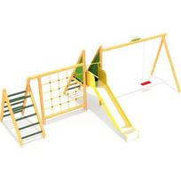 Medinė vaikų žaidimų aikštelė Model 0607