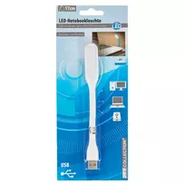 LED lempa nešiojamam kompiuteriui, 16,8 cm, su USB jungtimi