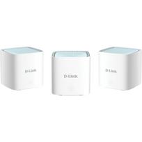 D-Link EAGLE PRO AI AX1500 Mesh sistema M15-3 (3-paku), 802.11ax, 1200+300Mbit/s, 10/100/1000Mbit/s, 1 RJ-45 prievadas, MU-MIMO