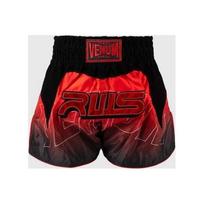 Venum x RWS 2.0 Muay Thai šortai, juodi/raudoni