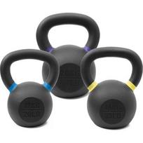"Pivot Fitness" aukščiausios kokybės ketaus kettlebell kombinuotas rinkinys 48 kg